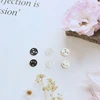 100pcs Tiny 4mm Mini Plastic Round Invisible Snap Button Home DIY Clothes Pajamas White Black Transparent Bag Press Buttons 6