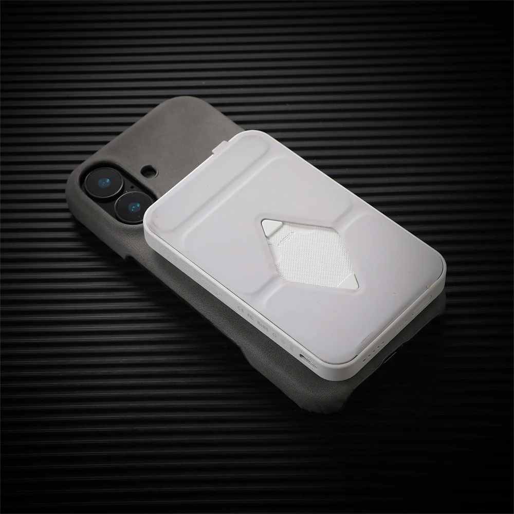 Luxury Sheepskin Leather Magnetic Phone Case - Shockproof Solid Color Hard Cover