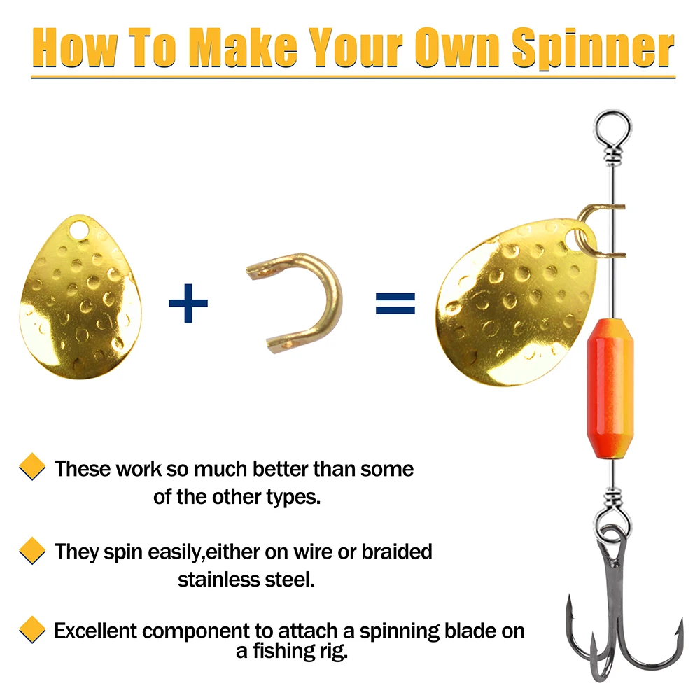 Spinner Simple Trout Rig Fishing Bait Kit 98pcs Inline Spinner