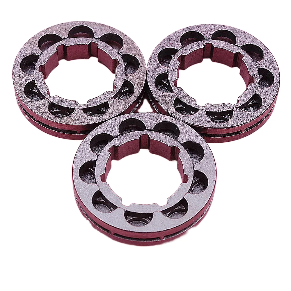 3pcs/lot .325 9 Tooth Chain Sprocket Rim Kit Stihl Husqvarna Jonsered Homelite STD Spline 22mm Chainsaw Parts