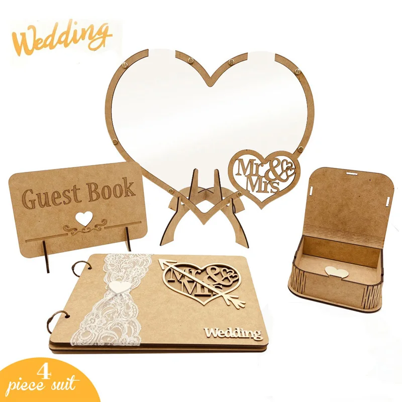 4pcs-set-wedding-guestbook-wooden-heart-shaped-wedding-guest-drop-box-wedding-guest-sign-in-books-guest-signature-heart-boxes