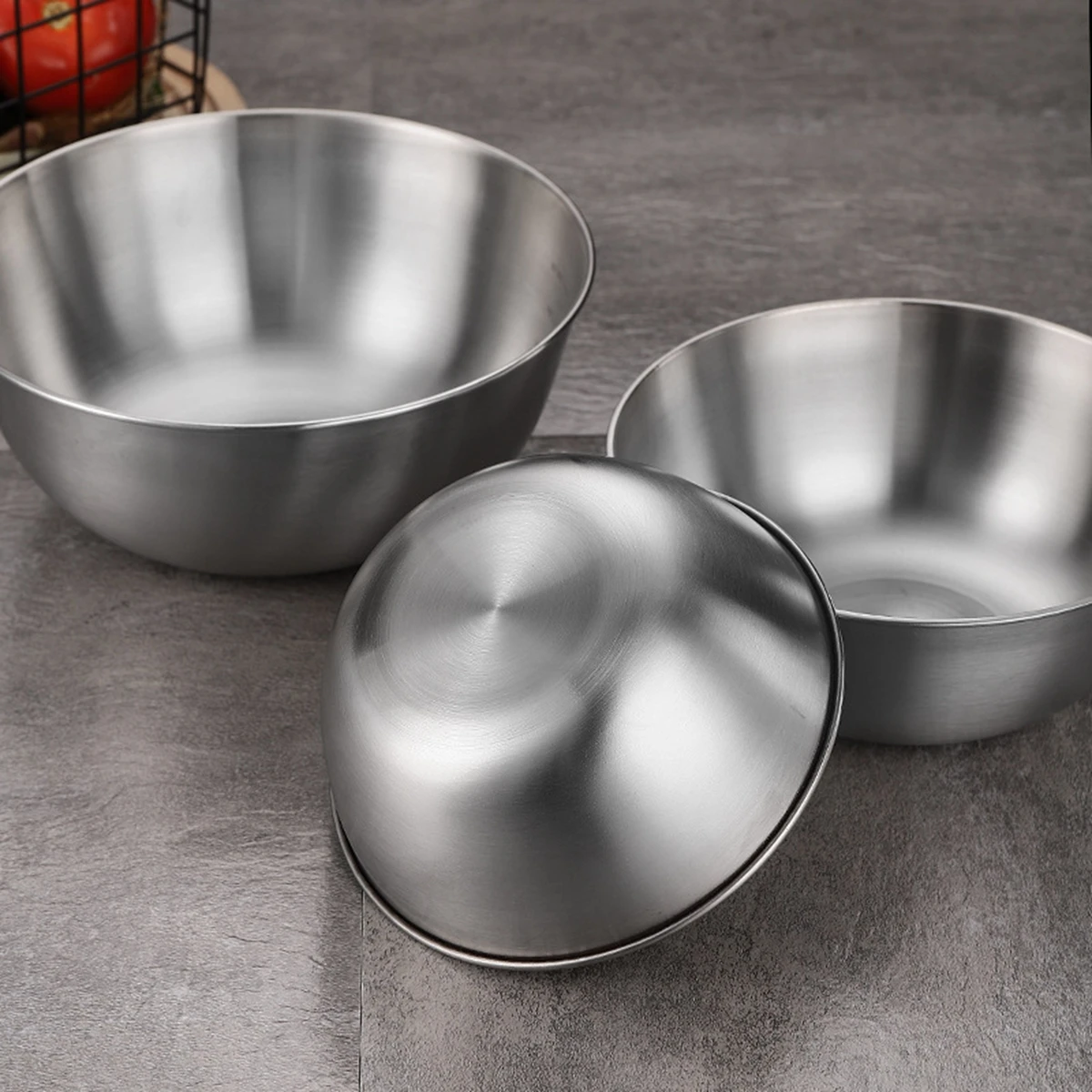 304 Stainless Steel Nesting Storage Bowls Set