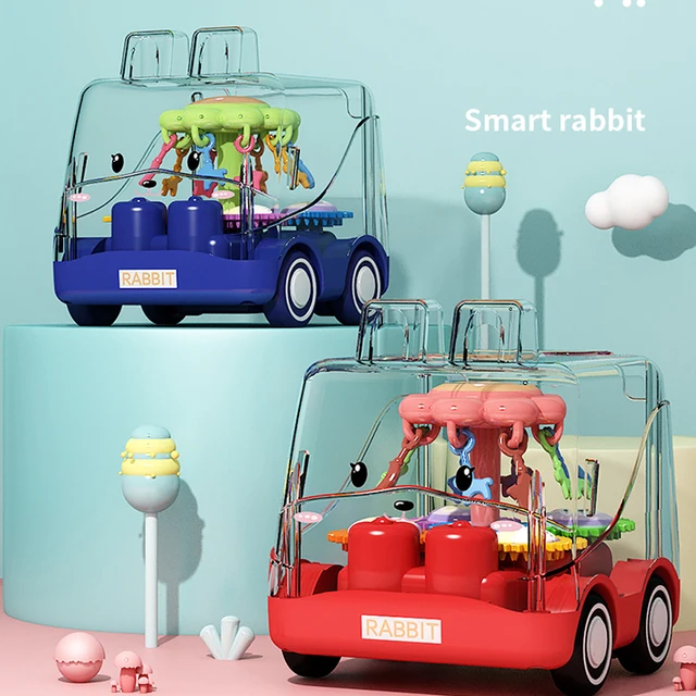 Transparent inertia car Baby Boy Toy Cars Educational Model Car for Babies Boys 1 Years Old Car Toys Toddlers Child Birthday Gif 2