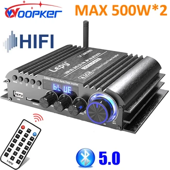 LEPY LP-269PRO 4.1 채널 앰프 블루투스 5.0 동축 USB SD FM 기능, 서브우퍼 출력, 홈 시어터 사운드 시스템