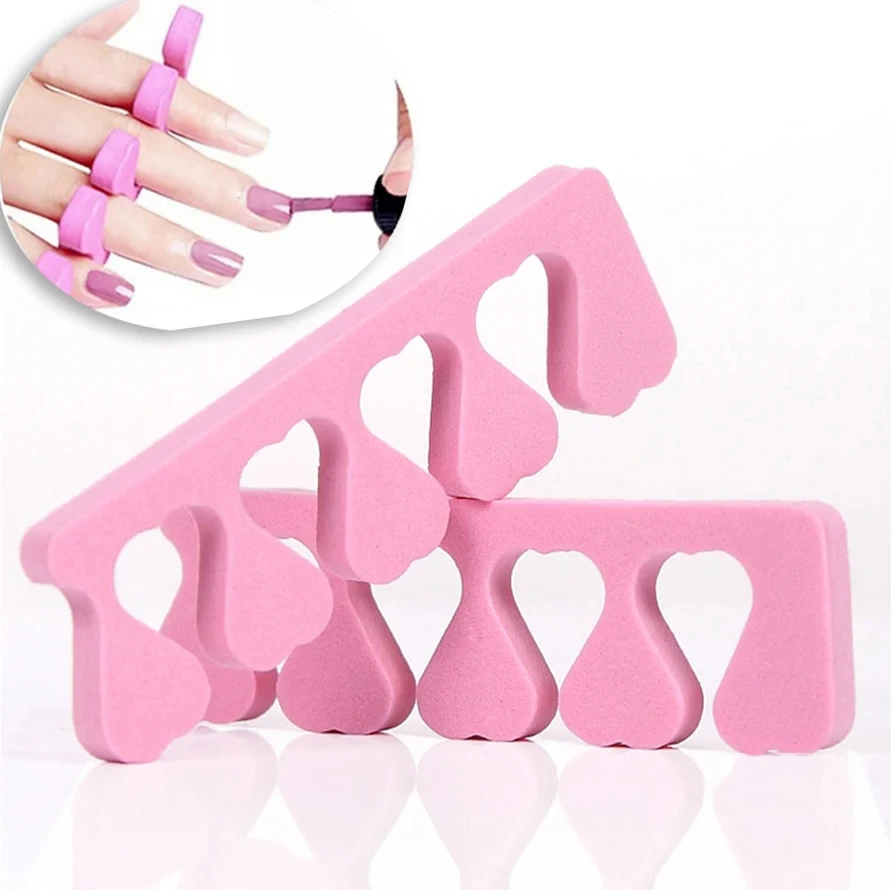 10/25/50 Nail Art Toe Separators Toe Nail Separators Eva Sponge Foot And Salon Tools And Supplies