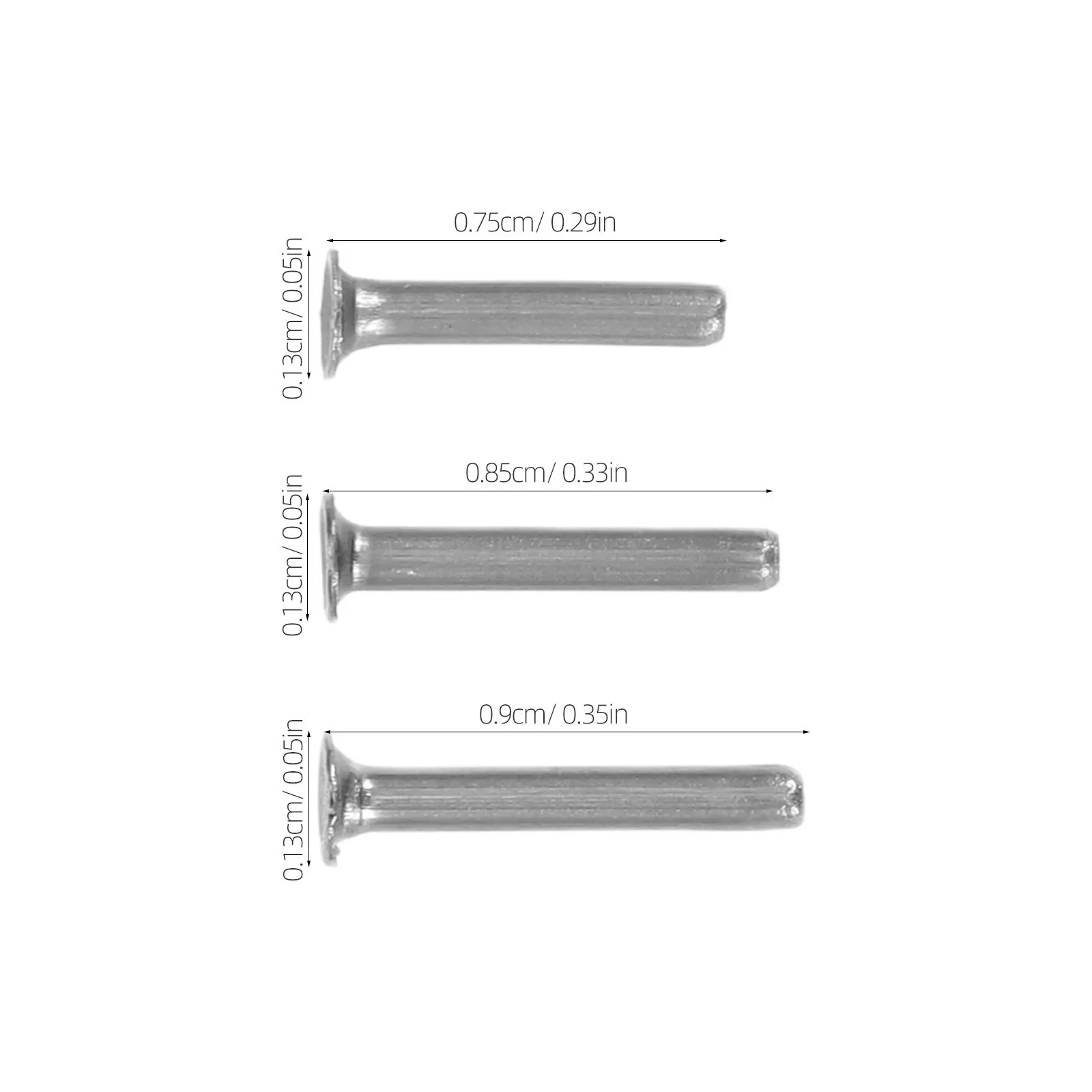 30Pcs 범용 우산 수리 키트 중공 리벳 핀 접이식 파라솔 리브 커넥터 교체 부품 여행 야외 수리용