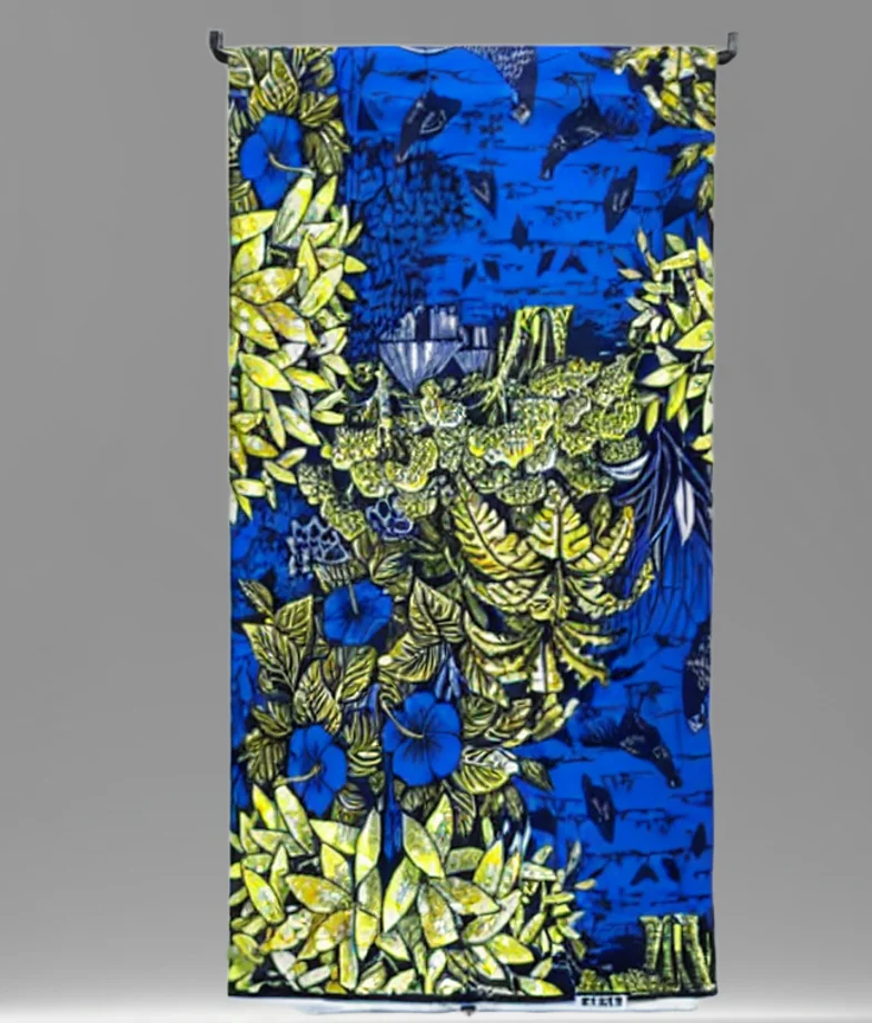 African Wax100% Cotton Wax Prints African Fabrics Wax Ankara For Women Dress 6 Yards - 2