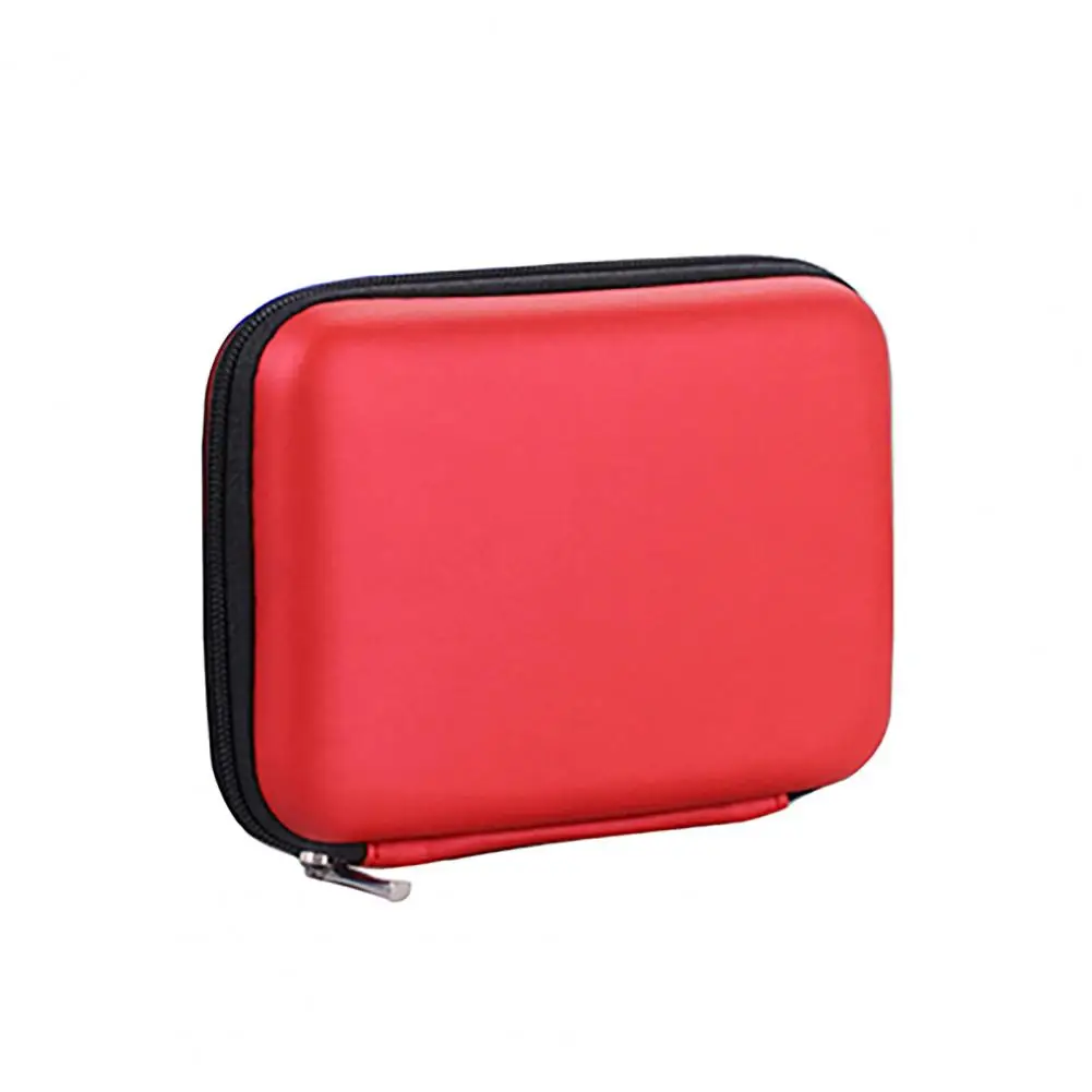 Portable Hard Drive Bag Carry Usb Cable Case Pouch Cover Mini Zipper 2.5 Inch EVA For Hard Disk Box