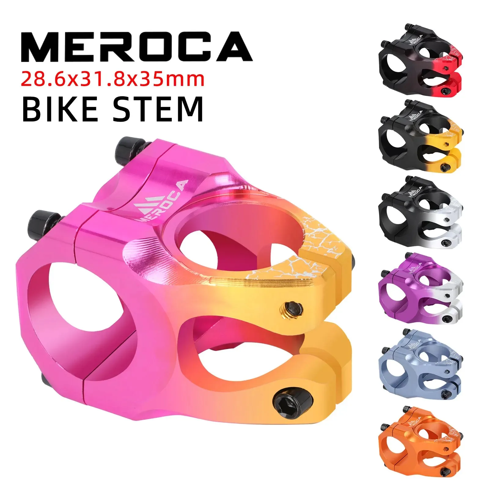 MEROCA Mtb Power Stem Road Bike Mountain Bicycle Bridge Short Power 35mm  Rod Handlebar Table Adjustable Stem Riser 31 8 Cycling - AliExpress
