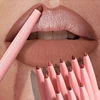 1PC Waterproof Matte Lip Liner Contours Lips in Shades Sexy Red Lipstick Matte Red Brown Lipliner Pencil Makeup Slim Lip Outline
