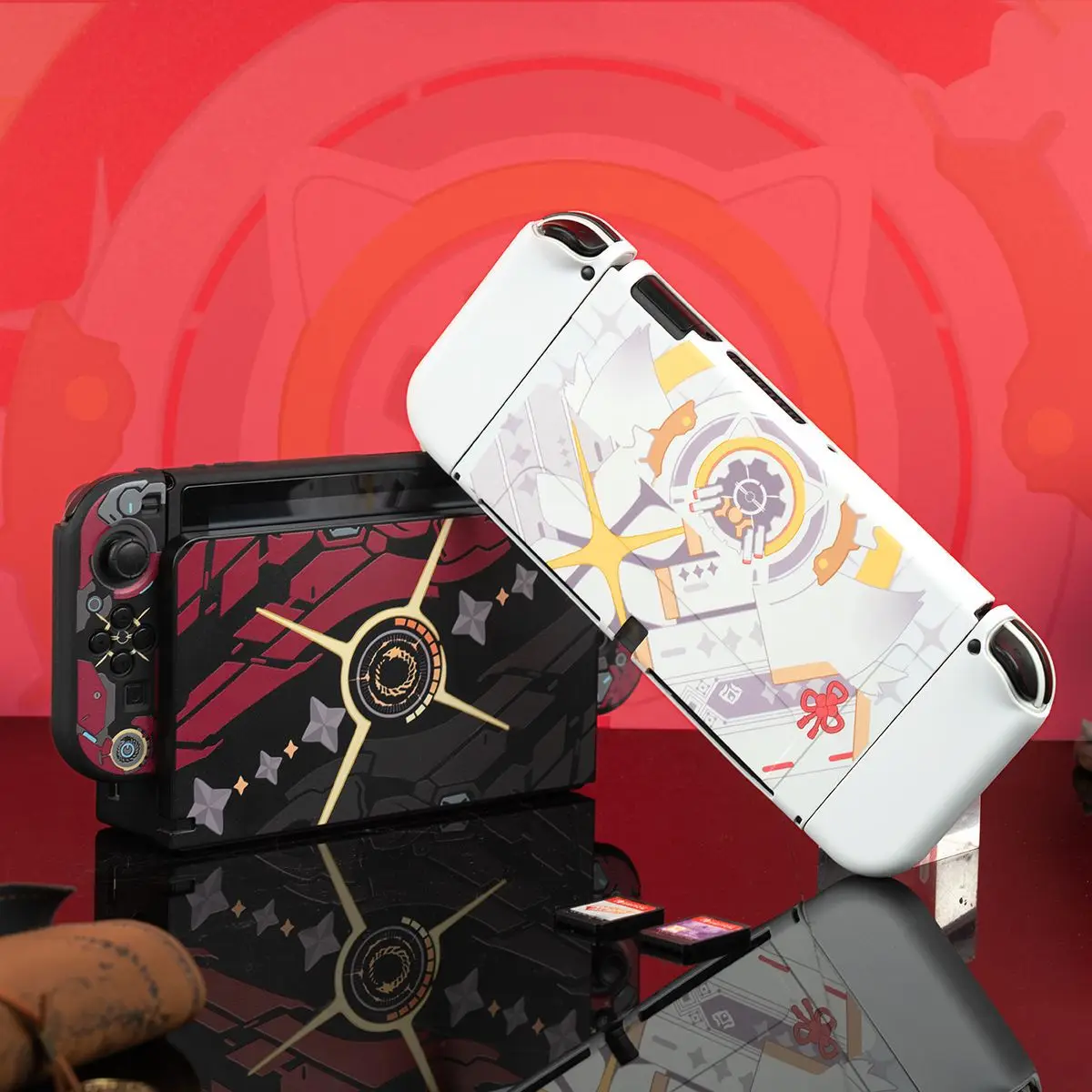 Custodia Protettiva Per Caricabatterie Per Dock Tv Con Cover Morbida In Tpu Opaco Per Nintendo Switch Oled Ns Console Joy-Con Front Back Shell Protect