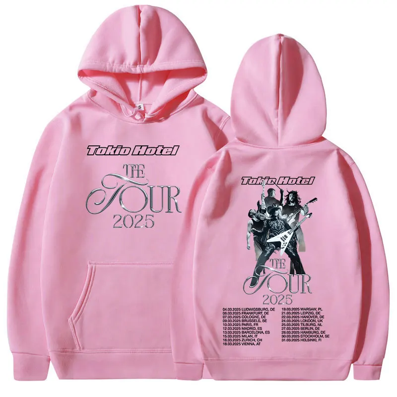 German Rock Band Tokio Hotel The Tour 2025 Hoodies Men Women