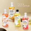 500ml Hyaluronic Acid,Nicotinamide Vitamin C AHA  Face Serum Spots Eraser Corrector Glow Moisturizing Lightening Body Serum 3
