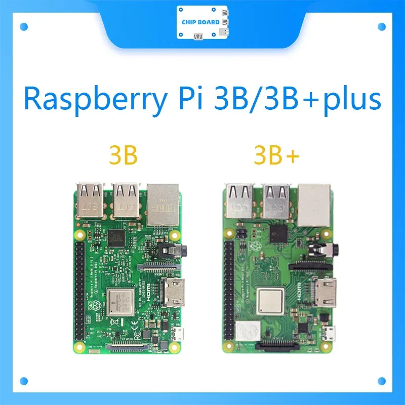 Raspberry Pi 3 Model B+ / 3B Single-Board Computer: 4-Core Python ...