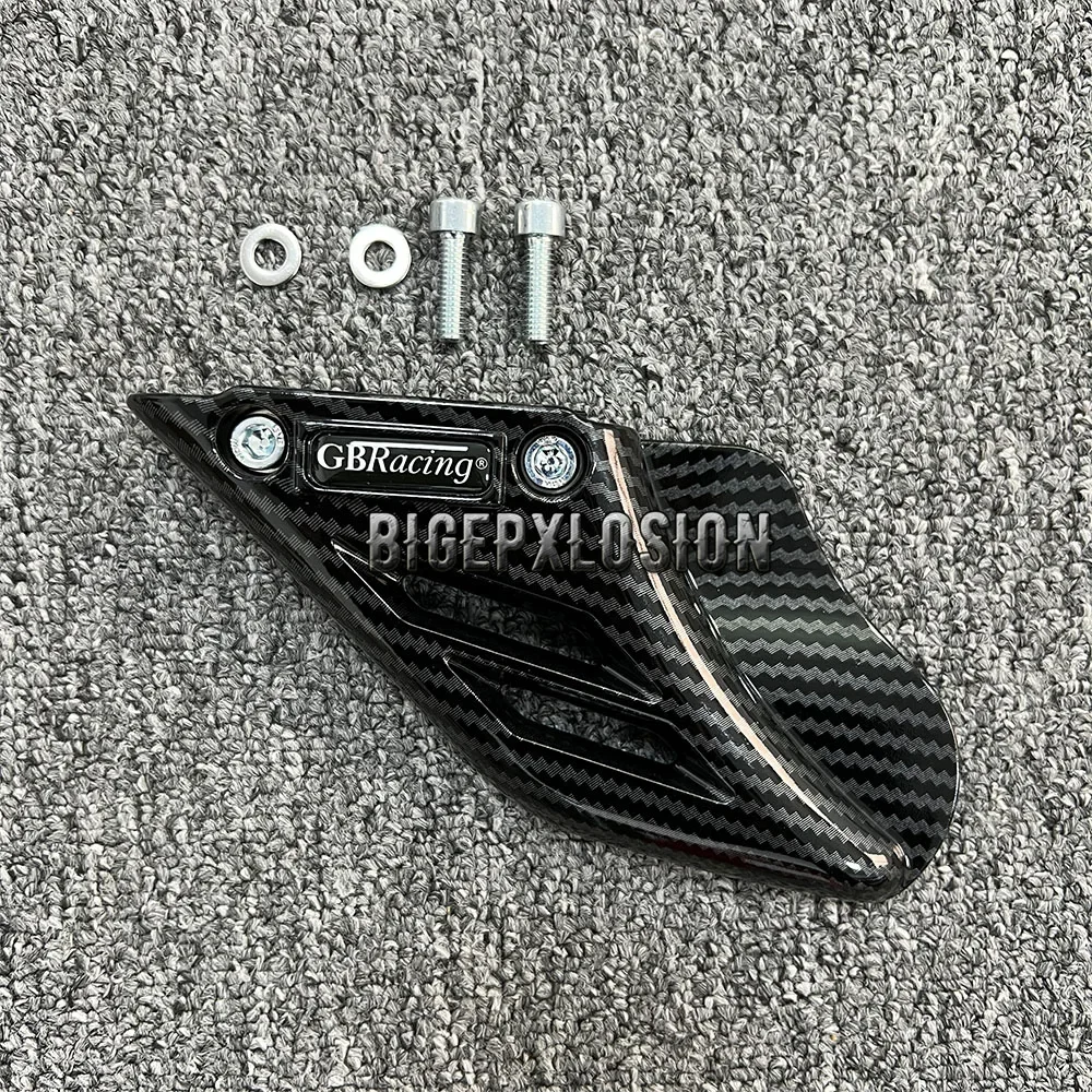 Carbon Fiber Printing GB Racing Motorcycle Universal Lower Chain Guard Suitable for All Series of Vehicle Models
