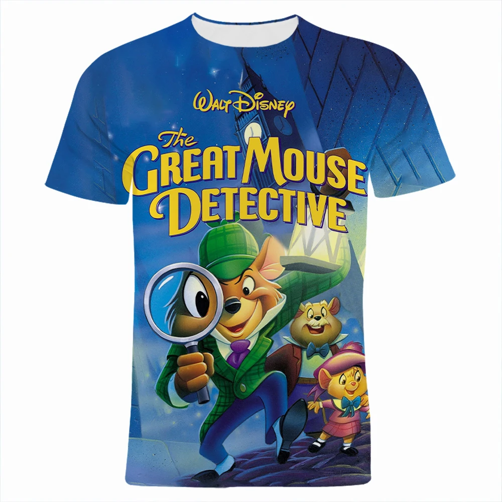Футболки мужские летние с персонажами мультфильма «The Great Mouse»