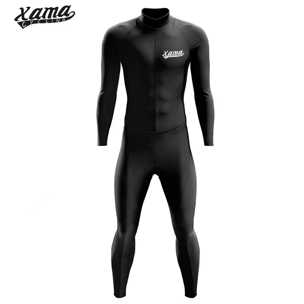 XAMA cycling skinsuit long sleeves long pants suit spring and autumn