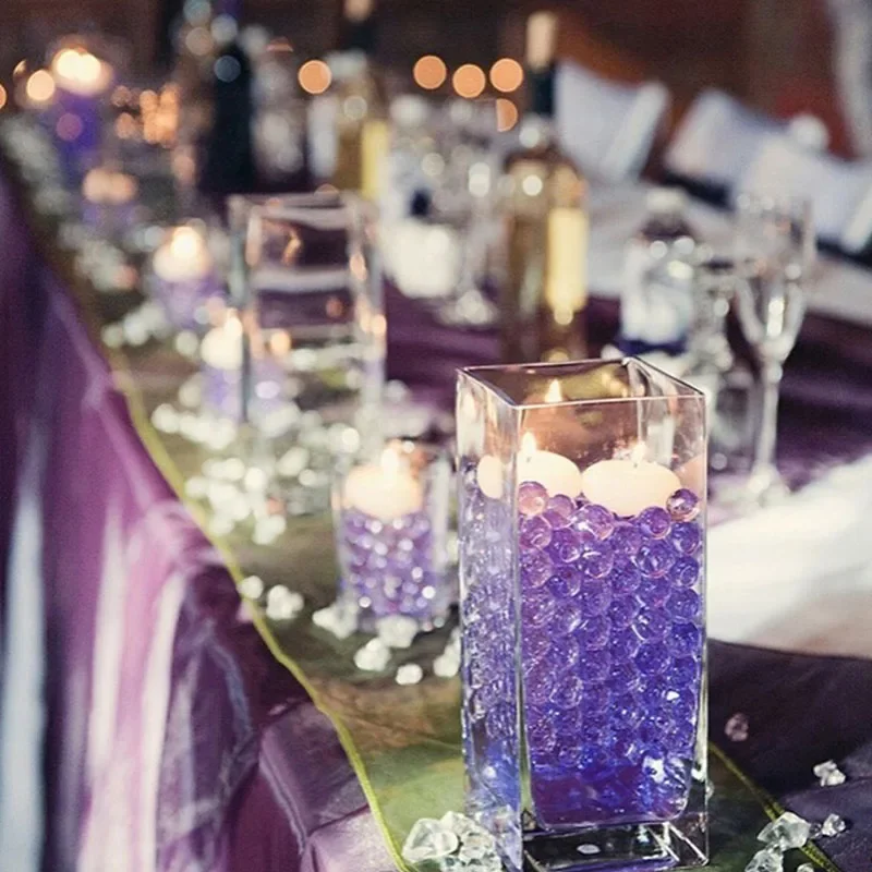 Candles In Water Wedding Centerpieces
