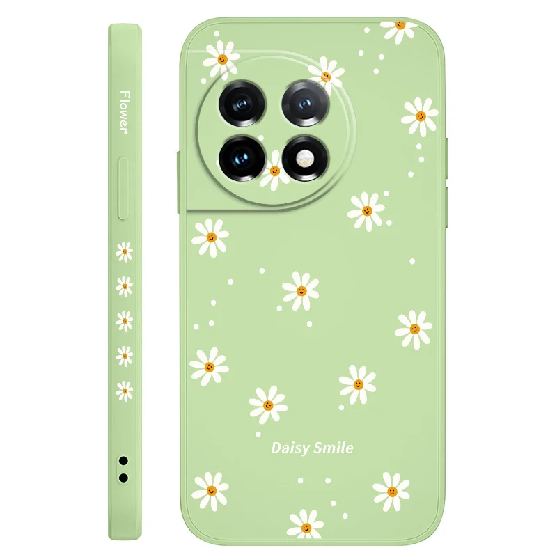 Smiling Daisy Liquid Silicone Phone Case Cover