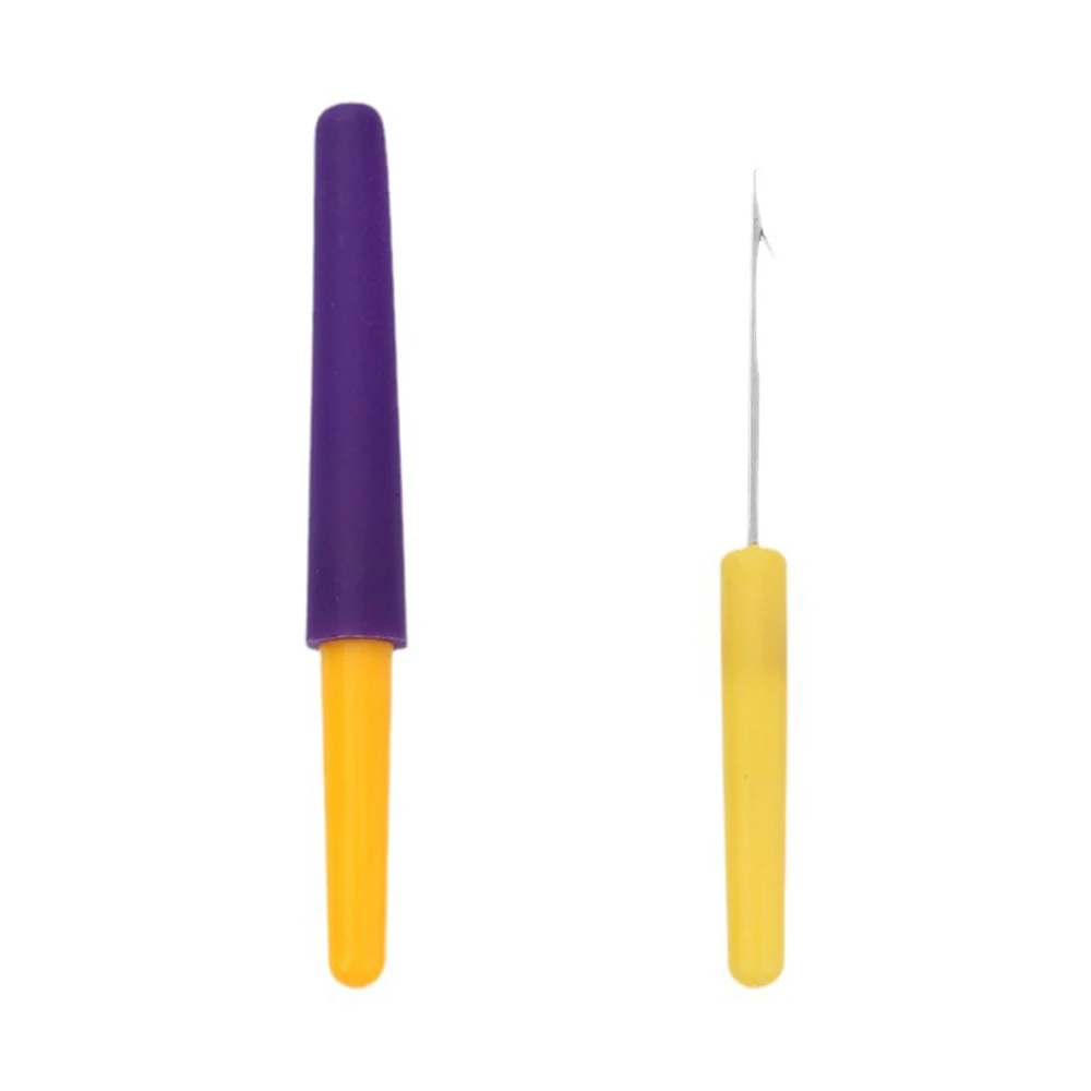Tongue Crochet Hook Needle Hair Weaving Needle For Braids Knitting Craft Jumbo Braiding Twist Hair Extensions Sewing Accessories