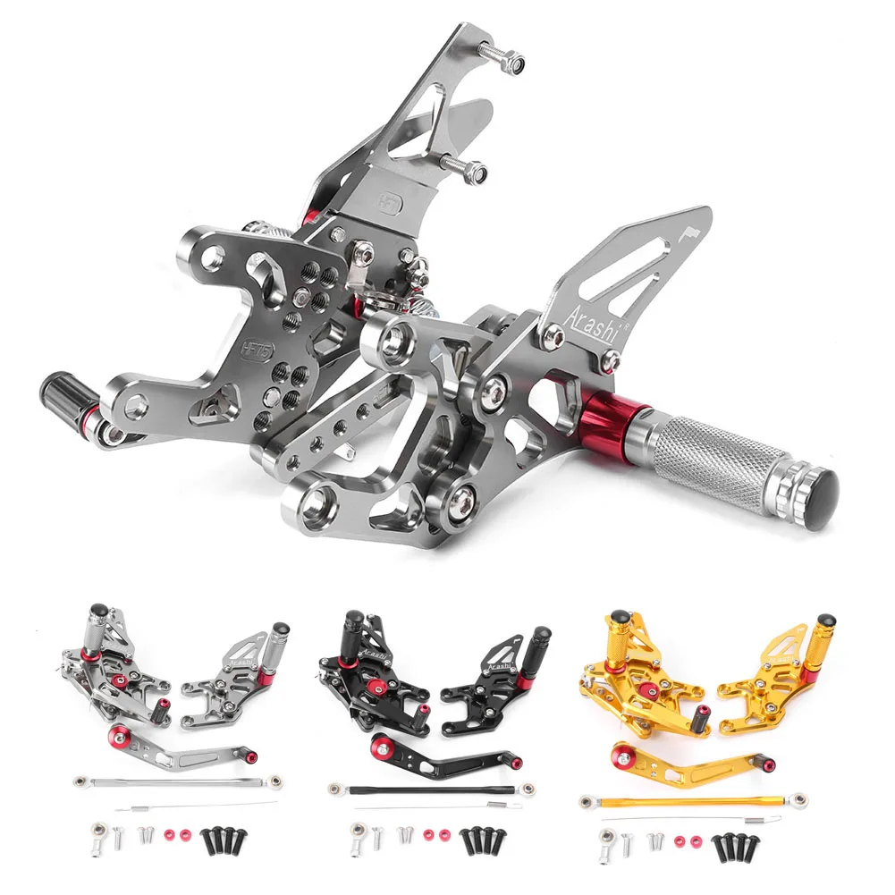 

CBR1000RR 2017-2019 Motorcycle Adjustment Rider Rearset Rear Set Footpegs Footrest for Honda CBR 1000RR 2017 2018 2019 Aluminum