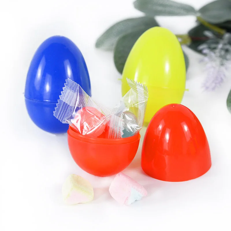 50 Uova Di Pasqua In Plastica Riempibili - Colorate, Per Caccia Alle Uova, Decorazioni E Regali - Foto 6