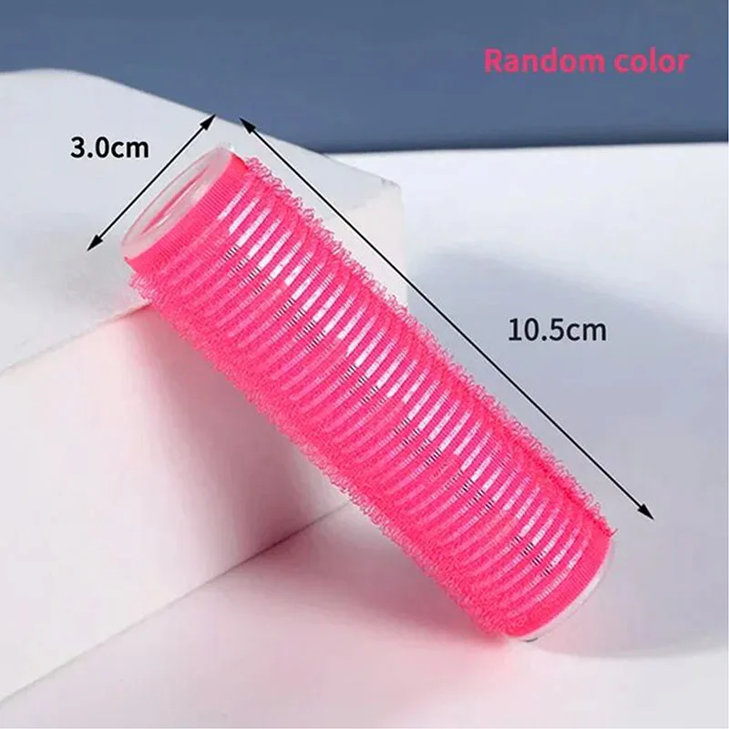 Hair Styling Tool Hair Curling Tools 6Pcs Randomly Color Aluminum Core Long Hair Curler Bang Roller Korean Self Grip Jumbo