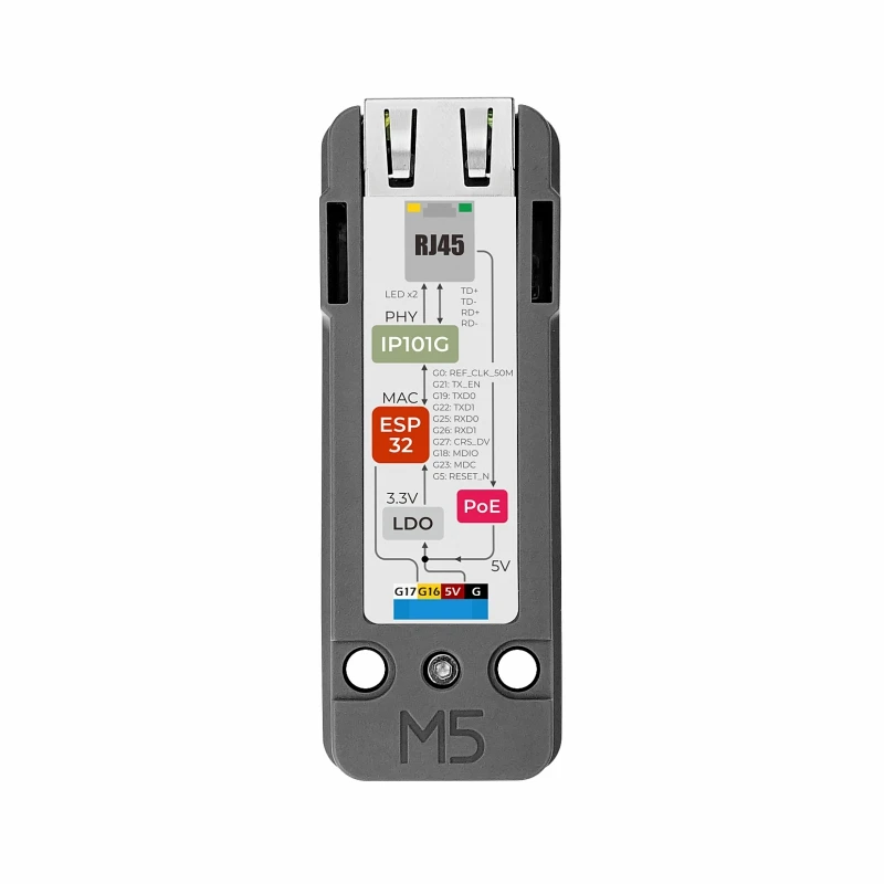 Ethernet com Poe Oficial M5stack-esp32 Unidade - Imagem 3