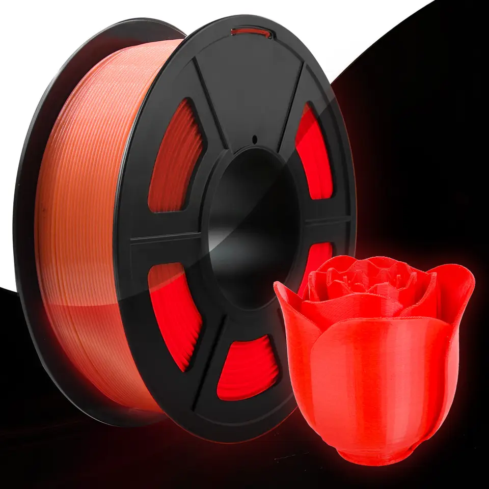 DIY Christmas Gift, 1.75mm PLA Luminous 3D Printer Filament, 200g(0.44L）Spool, Glow in the Dark, for Most FDM Printers image 21