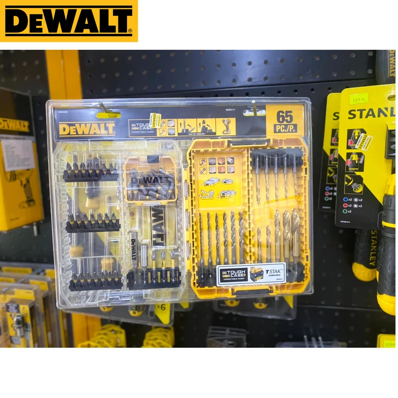 Ensemble d'accessoires magnétiques DeWalt, 100 pièces, métal, étui