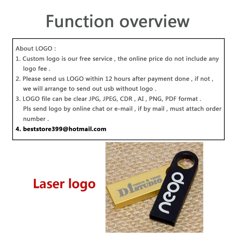 50PCS 무료 사용자 정의 로고 USB 플래시 드라이브 4GB 8GB 2.0 고속 펜 드라이브 16GB 32GB 64GB 128GB Pendrive 금속 usb 메모리 스틱