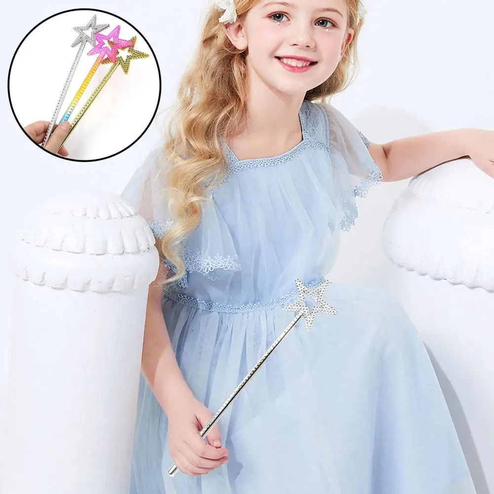 15 Bacchette Magiche Glitterate A Forma Di Stella – 35 Cm, In Plastica, Per Feste Principesse, Halloween, Cosplay
