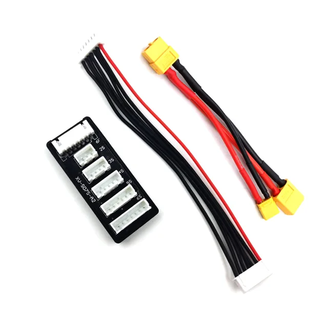 Adaptador De Carga Para Baterías LiPo – Conector Banana 4mm A JST, Compatible Con Cargadores IMAX B6 Y Similares