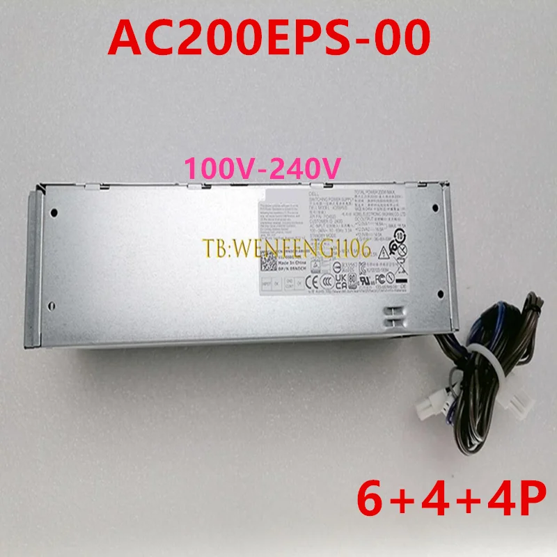Nuovo Alimentatore Originale Per Dell Optiplex 3060 3080 3470 Sff 6Pin + 4Pin * 2 200W Alimentatore 5Ndcm Ac200Eps-00 Pck020 05Ndcm