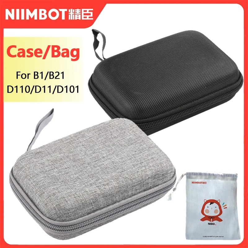 תיק ניימבוט למדפסת ניידת D110 D11 Mini תווית כיס תרמית שימוש במארז הגנה