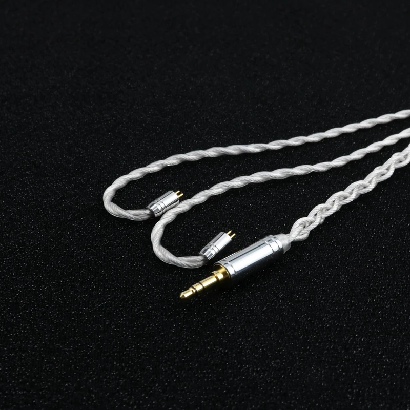 MMCX オーグライン +pt + 7N OCC 純銅 4.4mm5極 L字 Linsoul 7N OCC単結晶銅 銀メッキ線 ケーブル」中高域を明瞭に