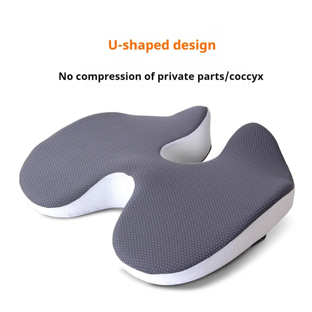 New Cushion Non Slip Orthopedic Memory Foam Prostate Cushion for Tailbone Sciaticaback Pain Relief Comfort Chair Car Seat 2