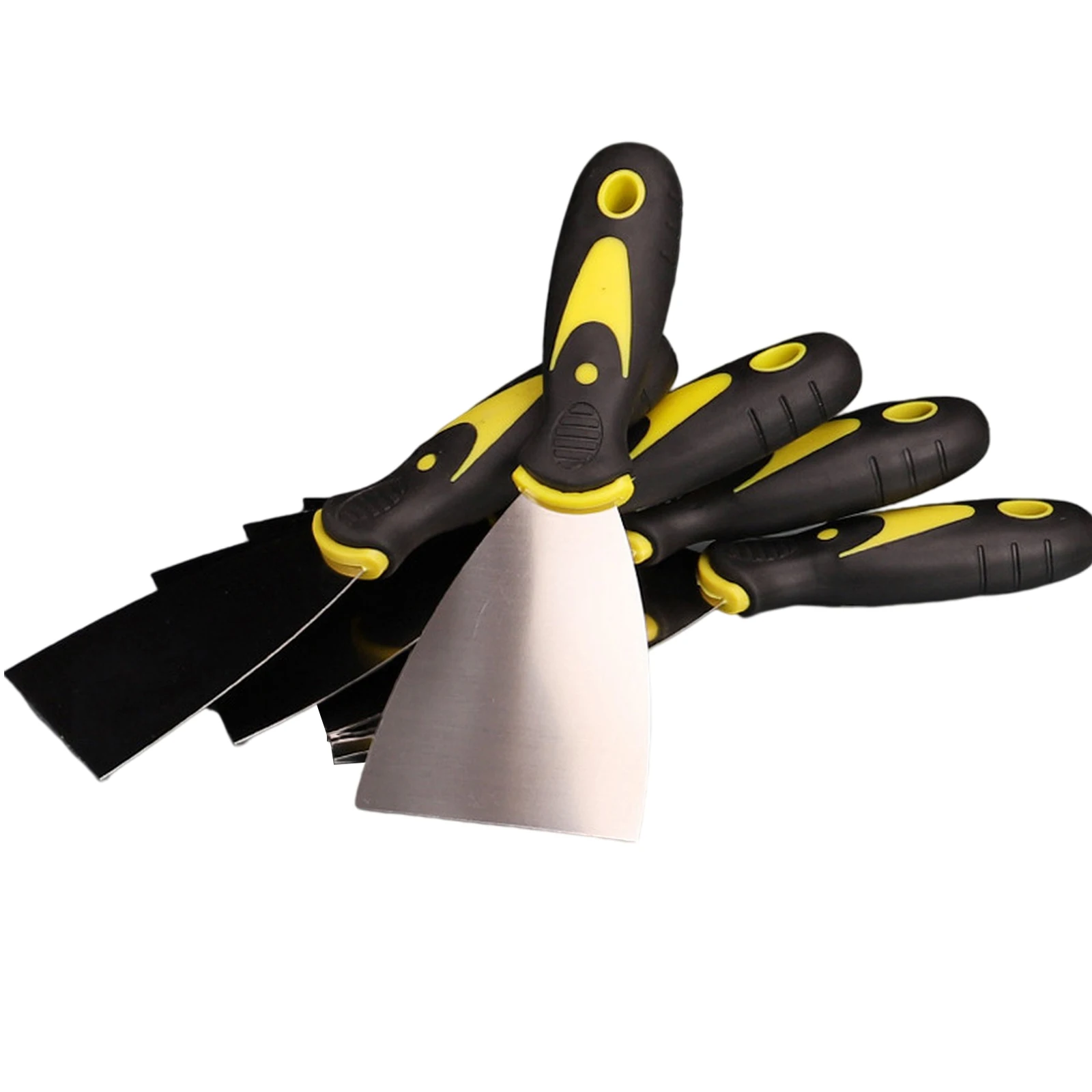 Stainless Steel Two-color Putty Knife 8pcs/set Cleaning Construction Tool Plastering