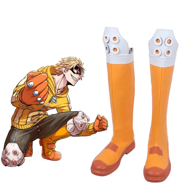 

Anime My Hero Academia Uraraka Ochako Snipe Utsushimi Kemy Fatgum Cosplay Shoes Boots Men Women Halloween Party Costume Prop