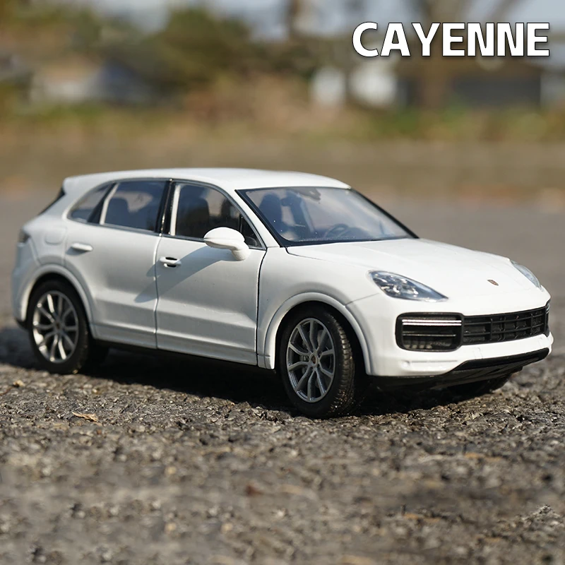 WELLY 1:24 Porsche Cayenne Turbo SUV Alloy Diecasts Vehicles Car Metal  Model Miniature Scale Model Car Toys For Childrens Gifts