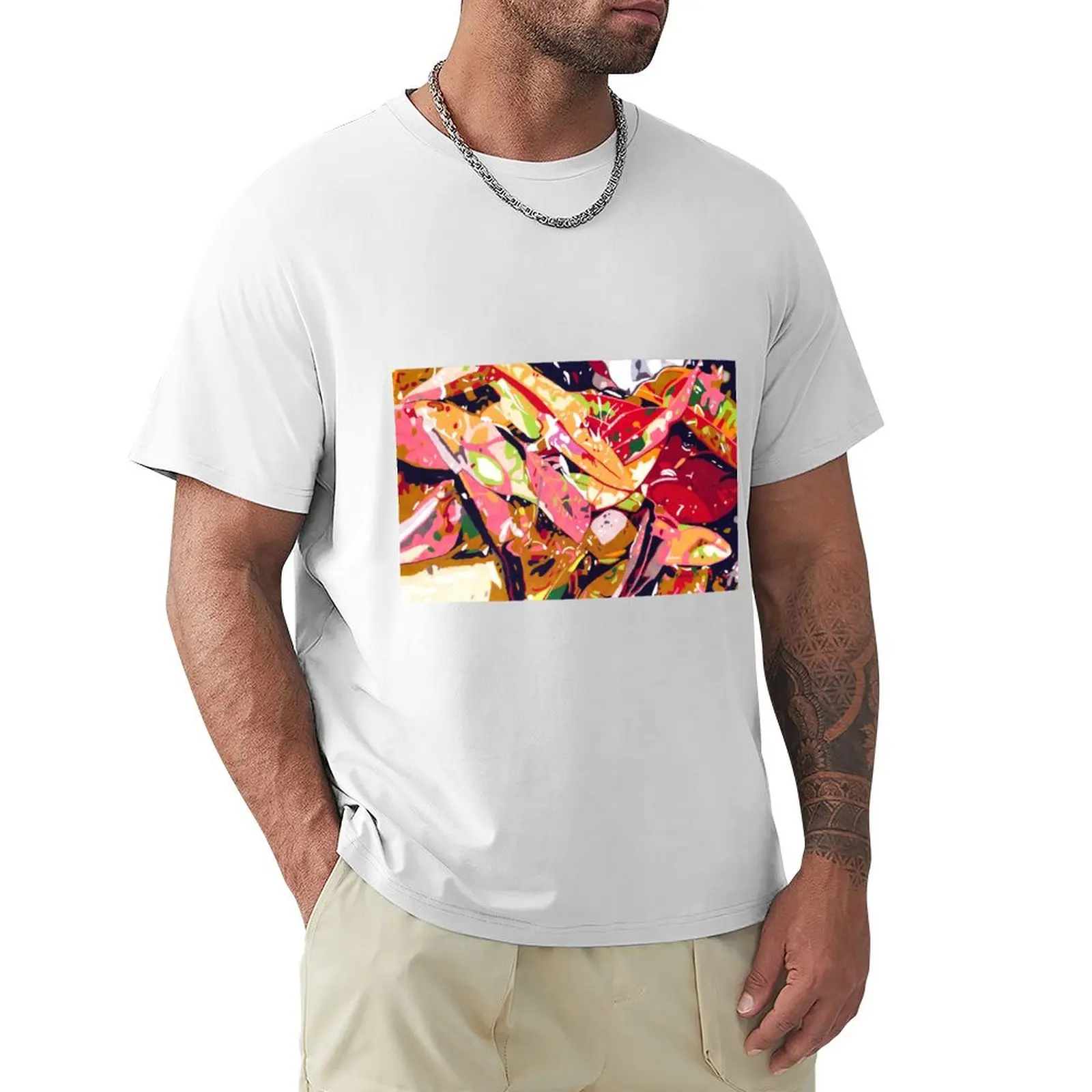 

Colour Cavalcade T-Shirt plus sizes summer top anime clothes tees men clothing