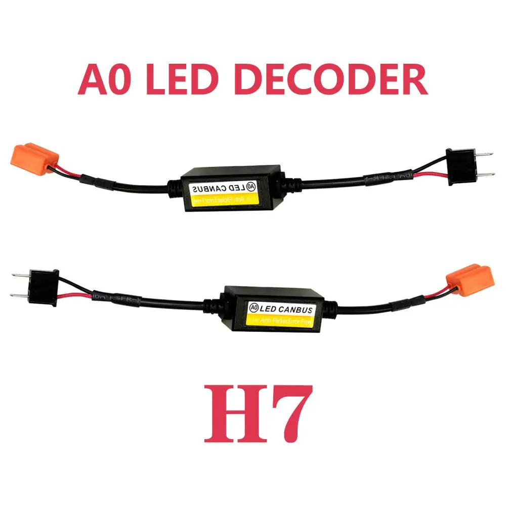 Led Canbus Decoder Plug&play Error Free Resistor Anti Flicker H1/h3/h4/h7/h8/h9/h11 12v Car Accessories Led Decoder Durable Led Car Lights Led Lights Led Bulbs