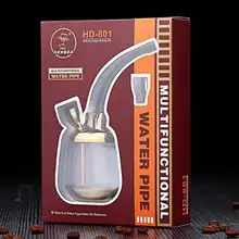 

1SET Washable Portable Bottle Tobacco Filter Recyclable Tar Filtration Hookah Shisha Metal Mini Cigarette Filter Smoking Tool