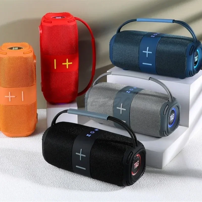 Rechargeable RGB Color Portable TG668 High Volume Subwoofer Dual Channel LED Diaphragm Bluetooth Speaker 3