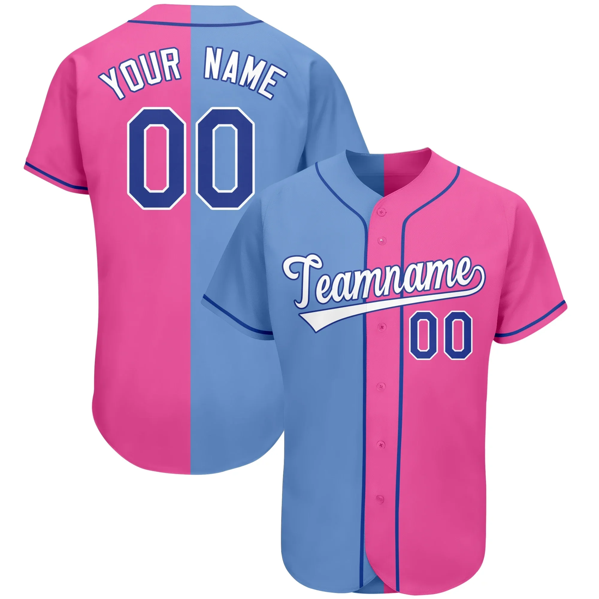 thumbnail image 1 of Camiseta de béisbol personalizada por sublimación, diseño de impresión para entrenamiento de juego de softbol profesional de liga universitaria, camiseta de béisbol para hombres y jóvenes, 1 of 5