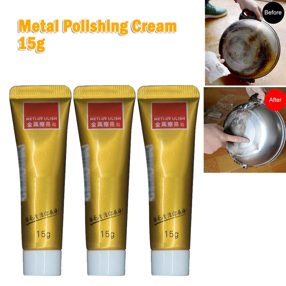 

5pc 15g Metal Polishing Cream Multifunctional Cleaning Cream Rust Remover Tools Accessories For Abrasives Polishing Buffing