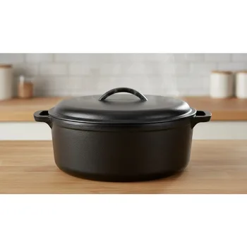 7QT Cast Iron Dutch Oven 1