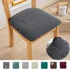 Stretch Jacquard Chair Seat Covers waterproof Removable Washable Anti-Dust Dining Room Chair Seat Cushion Slipcovers 1