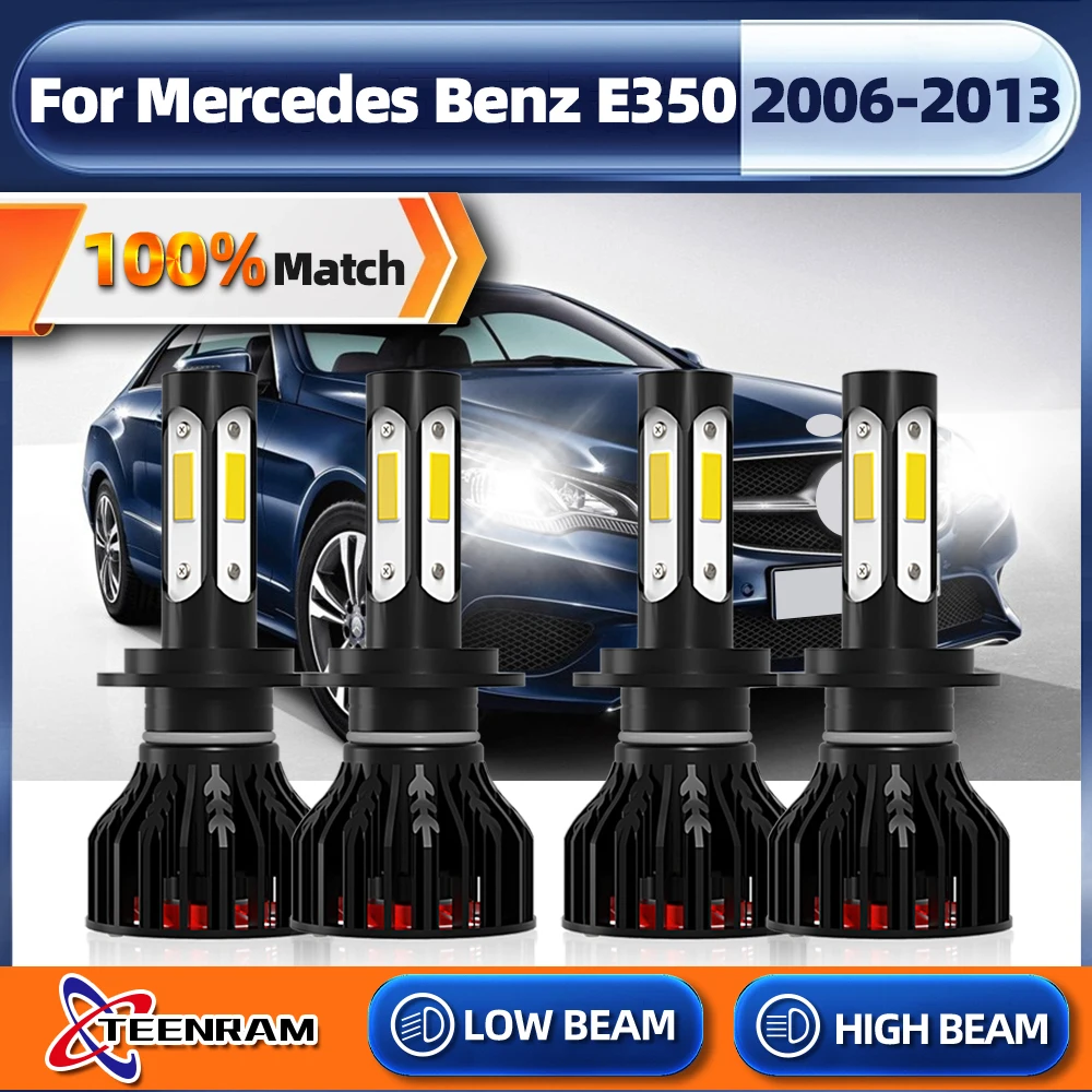 

H7 Canbus Led Car Headlight Bulbs 40000LM 240W Turbo Auto Lamps 6000K For Mercedes Benz E350 2006-2008 2009 2010 2011 2012 2013