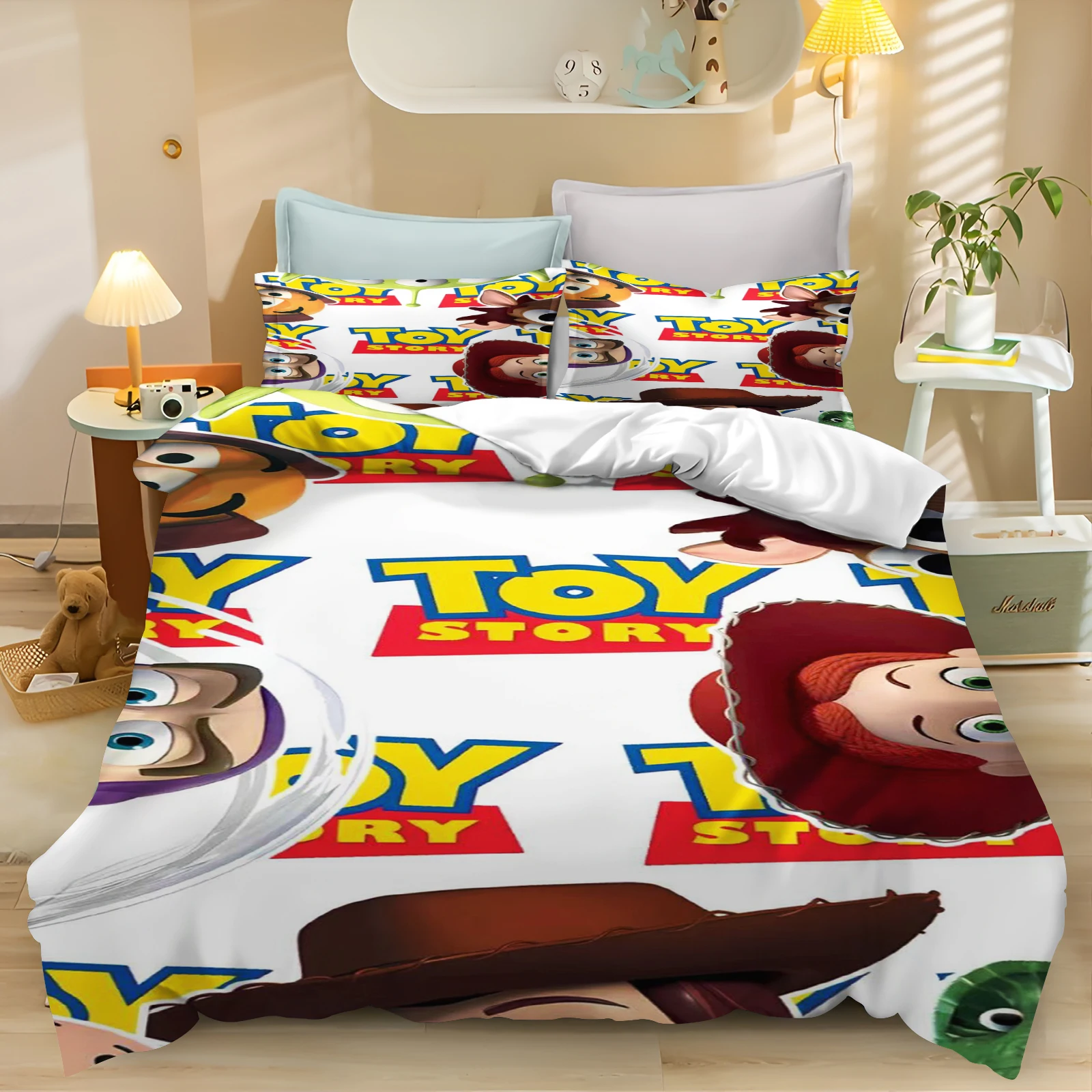 Toy Story Quilt Cover Bedding Set – Cute Cartoon Design for Boys 6